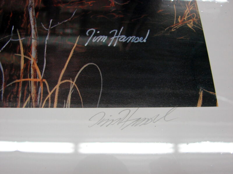 NOS Print Jim Hansel Return to Refuge Wood Duck Ducks Unlimited Sponsor 2000, Moose-R-Us.Com Log Cabin Decor