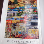 NOS Print Jennine Hough Moving Forward 60 Yrs Ducks Unlimited Wetland Conservation