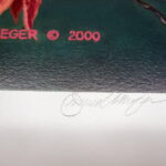 NOS Print James Meger Ready to Rise Ruffed Grouse Winter Sumac - Image 3