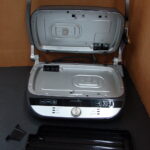 Pampered Chef Deluxe Electric Grill and Griddle Model 100348 3 Sets Plates - Image 2