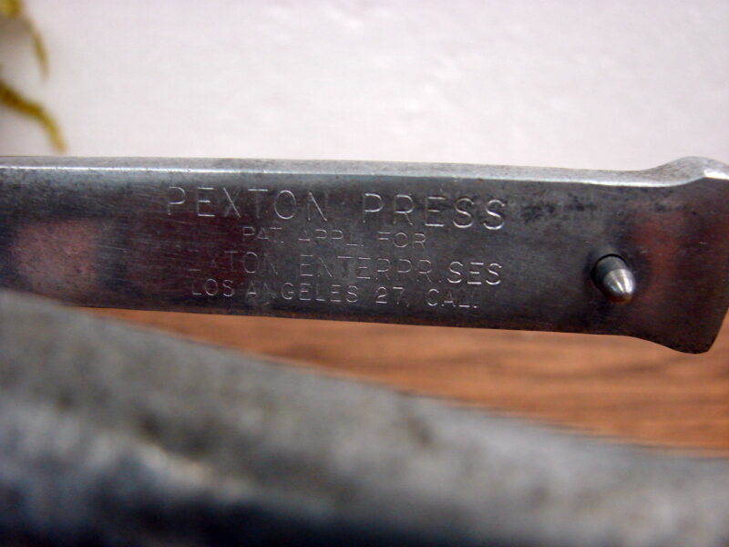 Vintage Mid Century Polar Stainless Steel Pexton Press Laboratory Fruit Vegetables, Moose-R-Us.Com Antiques Collectibles Log Cabin Decor