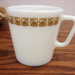 Vintage PYREX Tiburon Aztec Pattern Coffee Tea Mug