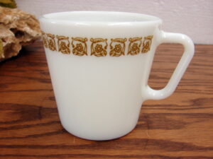 Vintage PYREX Tiburon Aztec Pattern Coffee Tea Mug