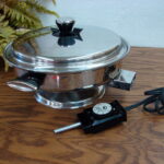 Stainless Steel Vollrath Electric Skillet Frying Pan No. 24 Complete Tested Working