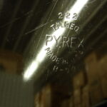 Vintage PYREX Clear Square Dish Cake Brownie Pan #222 2 Quart Handled - Image 2