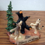 Retired Big Sky Carvers Bearfoots Bears Jeff Fleming Dances with Wolves