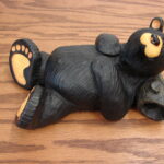 Retired Big Sky Carvers Bearfoots Bears Jeff Fleming Ralphie on Back