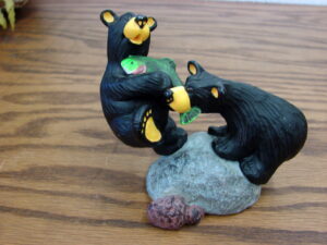 Retired Big Sky Carvers Bearfoots Bears Jeff Fleming Mini My Fish as is