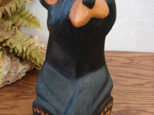 Big Sky Carvers Jeff Fleming Bearfoots Bear Pine Wood Carved Jeffrey