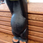 Big Sky Carvers Jeff Fleming Bearfoots Pine Wood Carved Bear Toilet Paper Holder - Image 3
