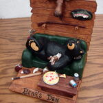 Retired Big Sky Carvers Bearfoots Bears Jeff Fleming Bears Den Bookend Retired