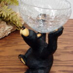 Retired Big Sky Carvers Bearfoots Bears Jeff Fleming Candy w/ Bowl - Image 2
