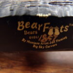 Retired Big Sky Carvers Bearfoots Bears Jeff Fleming Hap Book End - Image 2