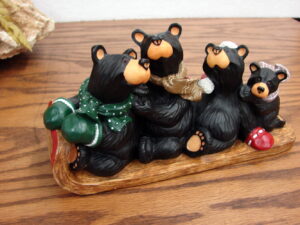 Retired Big Sky Carvers Bearfoots Bears Jeff Fleming Bearfoot Sled Team Toboggan