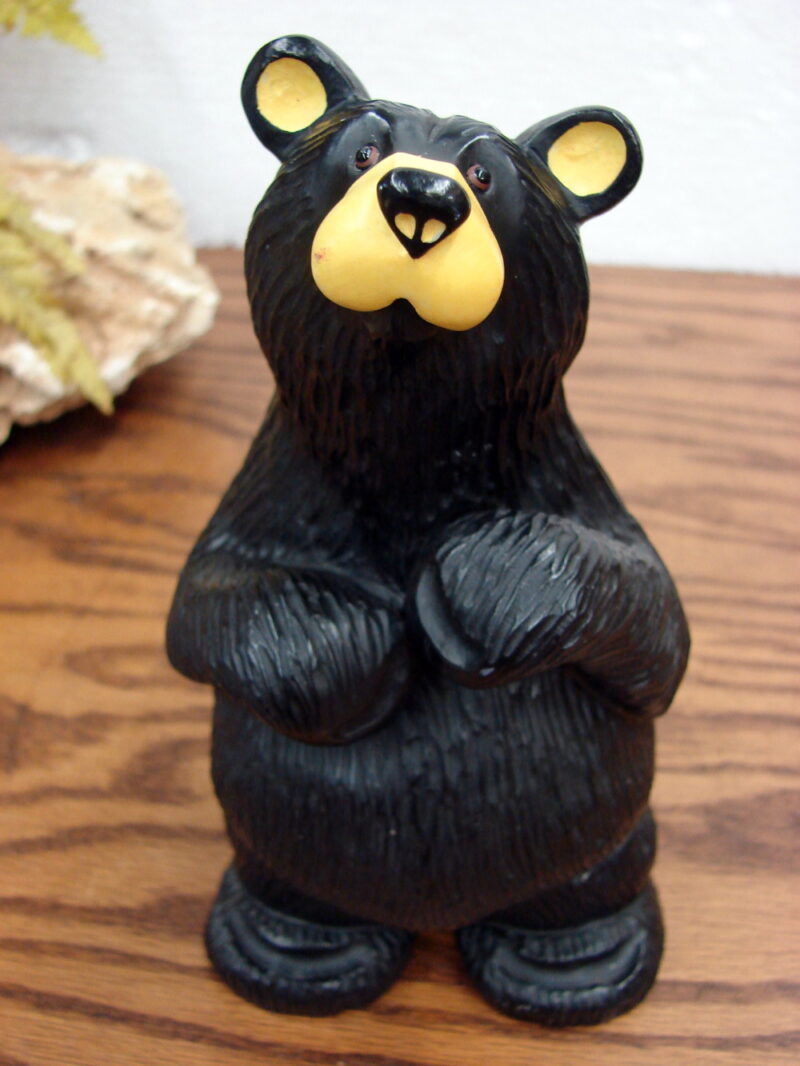 Retired Big Sky Carvers Bearfoots Bears Jeff Fleming Bubba Bear, Moose-R-Us.Com Log Cabin Decor