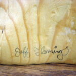 Big Sky Carvers Jeff Fleming Bearfoots Bear Wood Carved Bear OOAK Signed Waving - Image 3