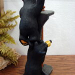 Retired Big Sky Carvers Jeff Fleming Bearfoots Bear Curious Cubs Paper Towel Holder - Image 2