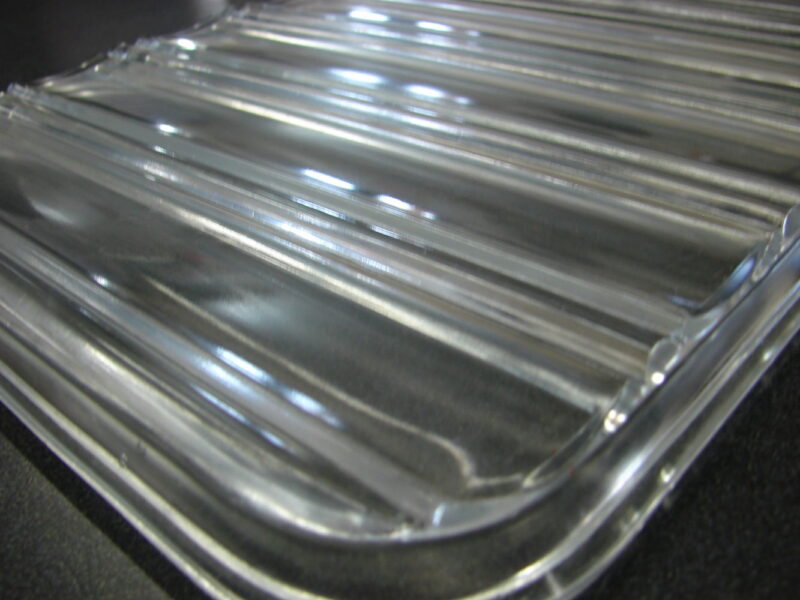 Set/2 Matching Vintage Glass Refrigerator Tray Parts Ribbed 8 x 9&#8243;, Moose-R-Us.Com Log Cabin Decor