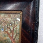 Vintage Frame New Print of Victorian Children with Goat Cart - Image 2