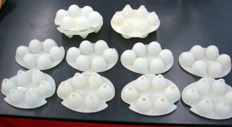 Set of 8 Molds Makes 48 Jello Jigglers Smooth Egg Molds Jello Shots Set, Moose-R-Us.Com Log Cabin Decor