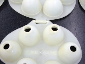 Set of 8 Molds Makes 48 Jello Jigglers Smooth Egg Molds Jello Shots Set