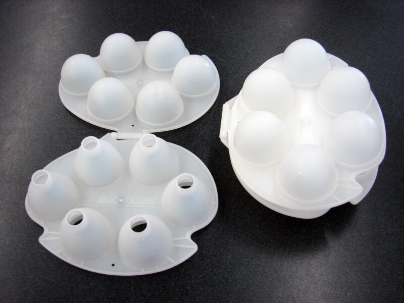 Set of 8 Molds Makes 48 Jello Jigglers Smooth Egg Molds Jello Shots Set, Moose-R-Us.Com Log Cabin Decor