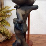 As Is Retired Big Sky Carvers Phyllis Driscol Moose Paper Towel Holder - Image 2