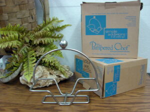 Set/2 The Pampered Chef Simple Additions Small Bowl Caddy #1946