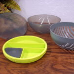The Pampered Chef Salad Cutting Bowl Lunch Salad Storage 6 Pc