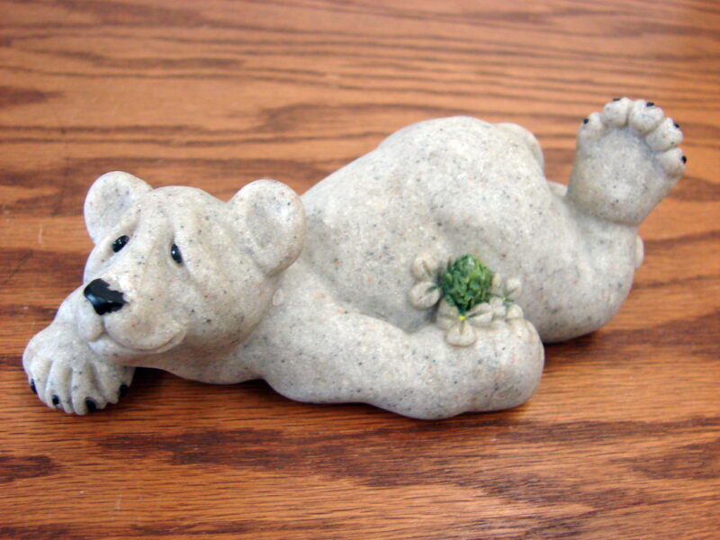 Retired Second Nature Design Quarry Critters Buttercup Bear 2002, Moose-R-Us.Com Log Cabin Decor