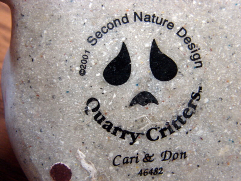 Retired Second Nature Design Quarry Critters Cari &#038; Don Cat &#038; Dog 2001, Moose-R-Us.Com Log Cabin Decor