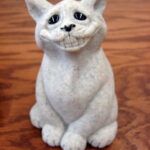 Retired Second Nature Design Quarry Critters Chico Grinning Cat 2000