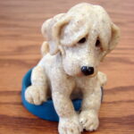 Retired Second Nature Design Quarry Critters Puppy Dog Patience 2001