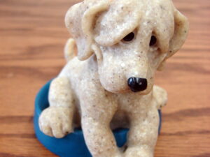 Retired Second Nature Design Quarry Critters Puppy Dog Patience 2001