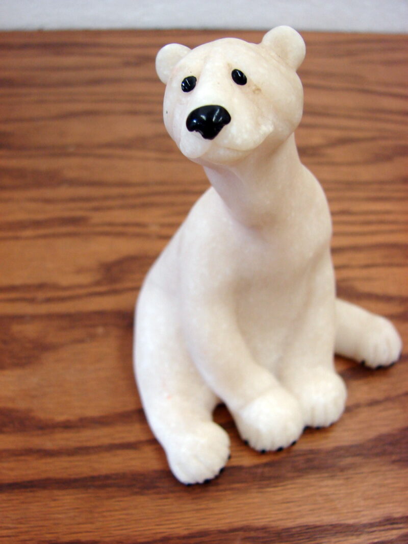 Retired Second Nature Design Quarry Critters Porter Polar Bear 2000, Moose-R-Us.Com Log Cabin Decor