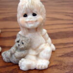 Set/4 Retired Second Nature Design Quarry Kids with Critters Puppy Dog Cat - Image 3
