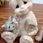Set/4 Retired Second Nature Design Quarry Kids with Critters Puppy Dog Cat - Image 4