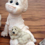 Set/4 Retired Second Nature Design Quarry Kids with Critters Puppy Dog Cat - Image 5