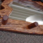 Retired Big Sky Carvers Bear Jeff Fleming Wall Mirror Peg Rack Over 3 Foot Long! - Image 3