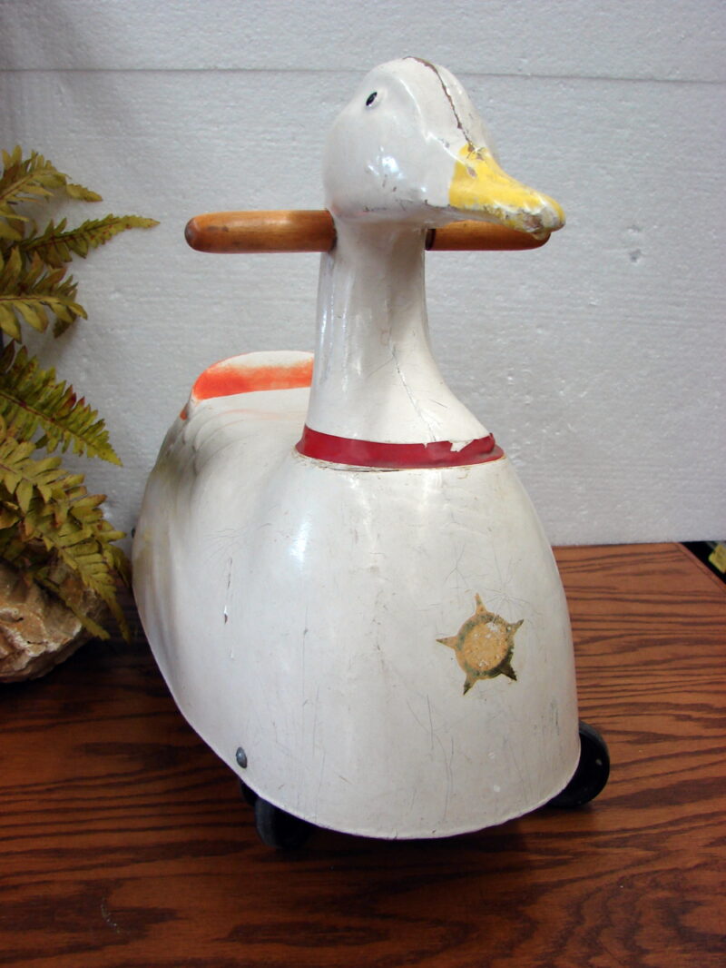 Vintage Ride On Toy Gertie Goose Train Rite Ride-able, Moose-R-Us.Com Log Cabin Decor