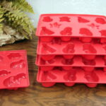 Set of 5 Molds Makes 47 Jello Jigglers Christmas Patterns