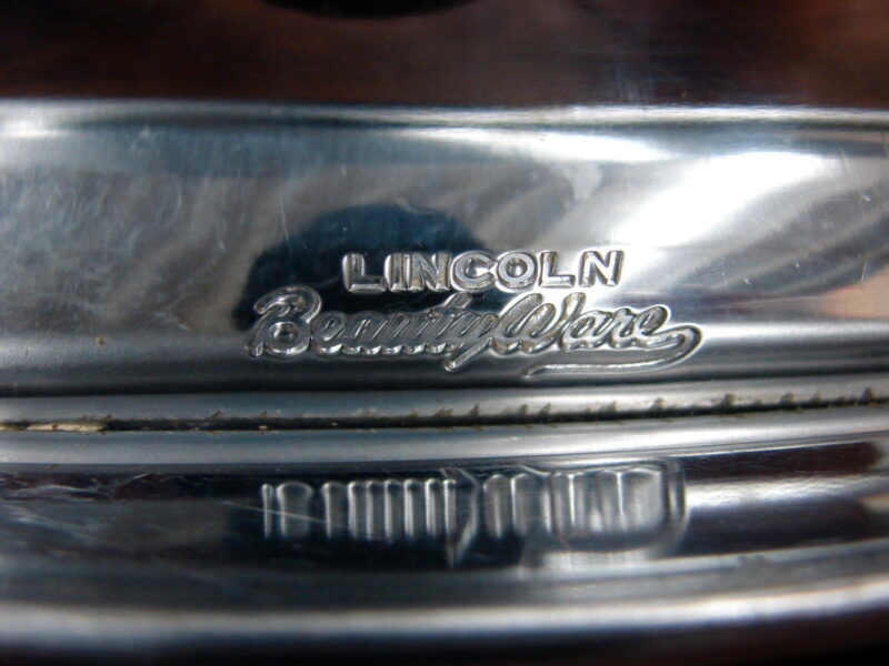 Vintage Lincoln BeautyWare Chrome Stainless Cake Carrier MCM Square, Moose-R-Us.Com Log Cabin Decor
