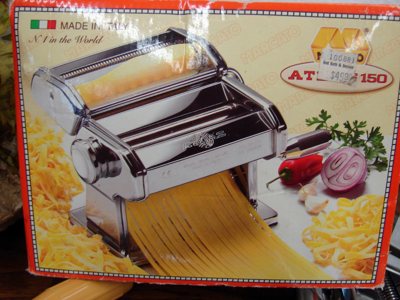 Vintage Marcato ATLAS 150 Ravioli Pasta Maker Made in Italy