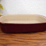 The Pampered Chef Cranberry Stoneware 13 x 9 Open Baker Lasagna Pan - Image 3