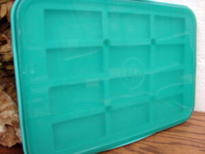 The Pampered Chef Teal Blue Silicone Snack Bar Mold Tray #100000