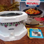 Brand New 5 Qt Rival 3355 Crock Pot Slow Cooker 3 Part Crock Original Box