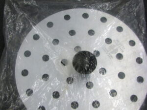 Vintage Brand New Wear-Ever #2777 Bacon Grid Press Round Knob Handle