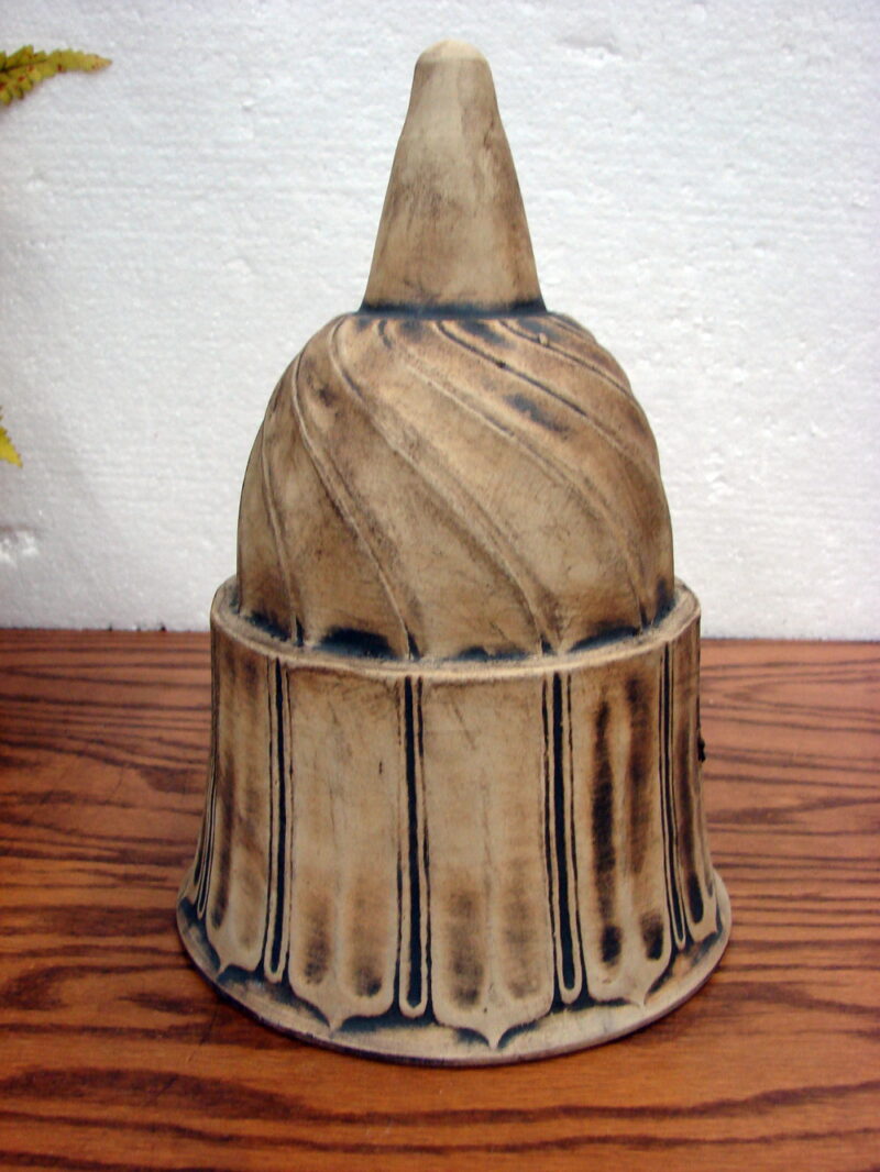 Vintage Western Stoneware Red Wing Brushware Cemetery Vase Urn, Moose-R-Us.Com Log Cabin Decor