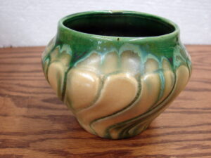 Vintage McCoy Pottery Lemon Fruit Cookie Jar USA, Moose-R-Us.Com Antiques Collectibles Log Cabin Decor