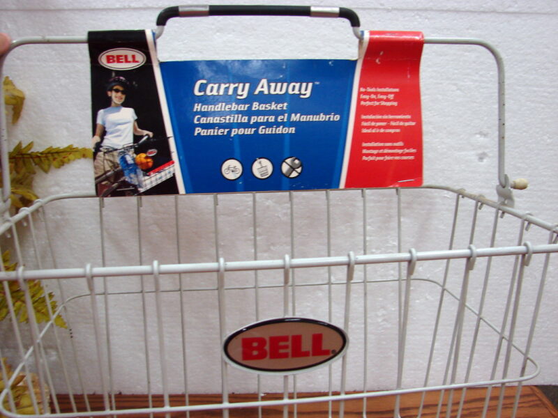 Brand New Bell Carry Away Bicycle Handlebar Basket Bike Accessory, Moose-R-Us.Com Antiques Collectibles Log Cabin Decor
